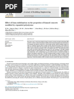 Effect of Foam Stabilization On The Properties of Foamed Concrete Modified by Expanded Polystyrene