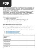 Grade 10 History Guided Reading Chapter 4 Transformations in Southern Africa After 1750 Part 1