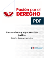 Sesión 6 Argumentación y Razonamiento Jurídico Christian Donayre