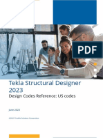 Tekla Structural Designer 2023 Us Codes Reference