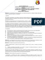 Ley Que Regula El Almacenaje Dist y Consumo de Bebidas Alcoholicas en BCS