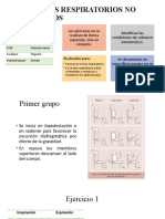 Ejercicios Respiratorios No Específicos