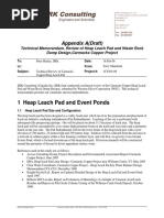 Review of Heap Leach Pad and Waste Rock Dump Design Draft Feb2006