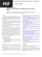 Selection of Test Methods For Prefabricated Vertical Drains (PVD)