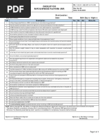 Checklist For Rope Suspended Platform HSE OCP 16