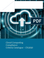 Cloud Computing Compliance Criteria Catalogue - C5:2020