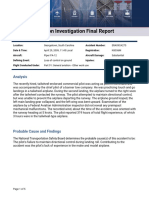 N3036M 2009 Crash Report