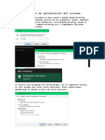 Practica de Optimización Del Sistema