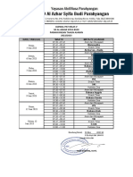 Jadwal Pat Kelas V