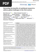 J World Aquaculture Soc - 2023 - Glencross - Harvesting The Benefits of Nutritional Research To Address Global Challenges