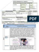 UD-IV Sesión 27 Proy INT - ¿Qué Enfermedades Puede Ocasionar La Falta o Exceso de Nutrientes en La Dieta Diaria Parte I