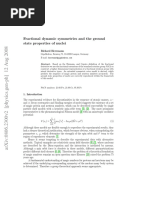 Fractional Dynamic Symmetries and The Ground State Properties of Nuclei