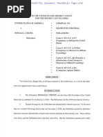 USA V Trump DDC Indictment Aug 1 2023