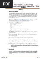 DIR-176 Empresas de Transporte de Carga