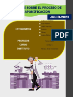 Informe La Saponificación