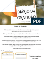 Diário Da Gratidão