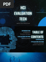 HCI Evaluation Tech Updated