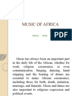 Music of Africa