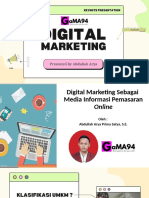 Bahan Presentasi Digital Marketing Sebagai Media Informasi Pemasaran Online - GAMA 94