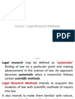 Legal Research Method