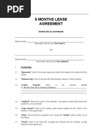 TUT Lease Agreement