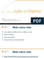 Programação Orientada A Objetos - Thiago Leite