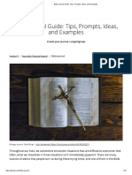 Bible Journal Guide - Tips, Prompts, Ideas, and Examples