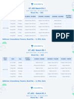 IIT JEE Schedule 31 July To 5 August