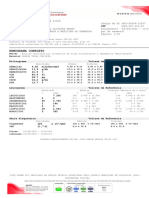 Hemograma Completo: Hemacias Hemoglobina Hematocrito VCM HCM CHCM RDW