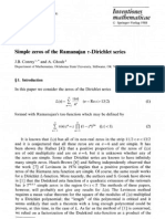 Simple Zeros of The Ramanujan T-Dirichlet Series