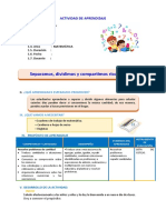 D4 A1 SESION Separamos, Dividimos y Compartimos Ricos Alimentos