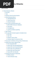 Active Directory Attacks Cheat Sheet