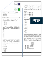 MODELO SIMULADO Matemática e Geometria 2 B, C, D, I ALUNNOOK