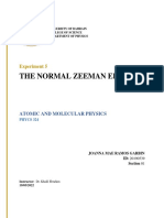 PHYCS 324 LAB REPORT Normal Zeeman Effect