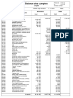 Balance Des ComptesIEG2206