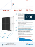 Trina 440W Vertex-S+ Datasheet