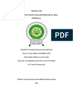 MAKALAH Perihal Gugatan Dalam Hukum Acara Perdata