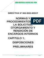 Directiva Encargo Interno