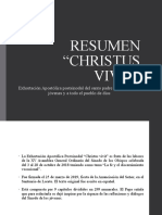 Resumen Christus Vivit