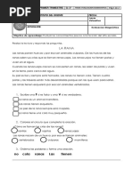 Copia de Evaluacion Diagnóstica de Español Grado Tercero