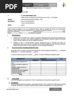 Informe Sugerido Del Proceso de Racionalizacion Excepcional 2023 Ugel San Roman 1