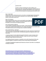 Part ONE How Chemical Dosing System Works