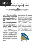 Revisión de Las Técnicas de Diagnóstico de Fallas en Motores Síncronos de Imanes Permanentes Con Capacidad de Arranque en Línea