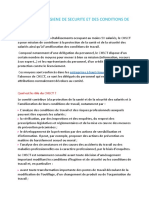 5 Médecine Du Travail Comités D'hygiene No5