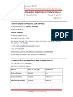 FISPQ - Adesivo Poliéster 2001