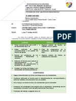 Informe Sobre Logros, Dificultades y Compromiso en El Primer Bimestre