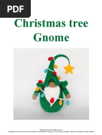 Dasha House Pattern Christmas Tree Gnome