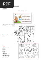 Actividades Lengua Letra M