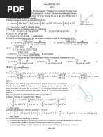 Exam Méca Ii - 2021-2022 DTC