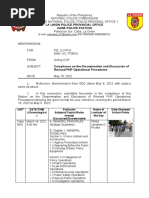 POP - Caba Compliance On The Dissemination and Discussion of Revised PNP Operational Procedures May 18, 2022 Final